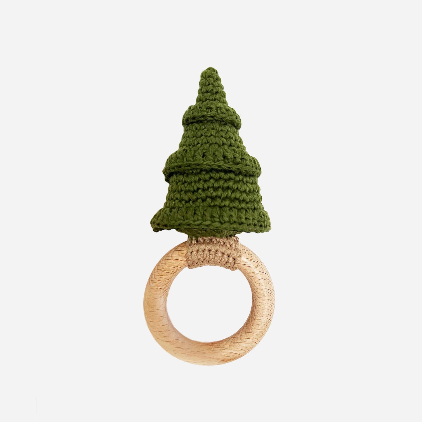 Tree Cotton Crochet Rattle Teether