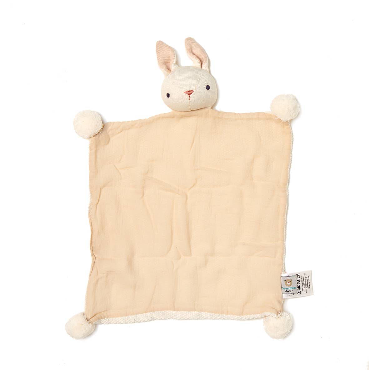 Baby Threads Cream Bunny Comforter