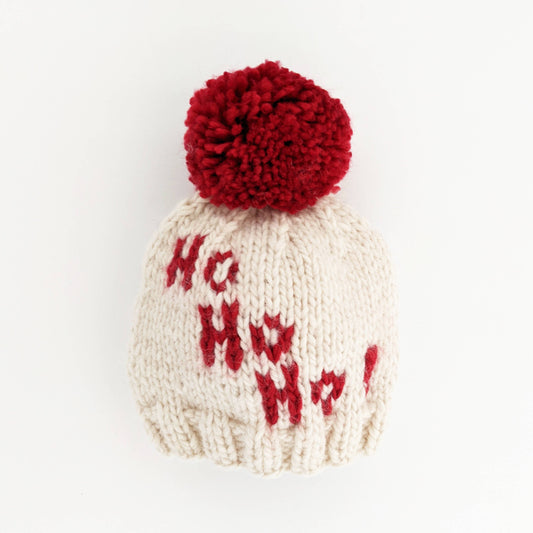 Ho Ho Ho! Hand Knitted Beanie